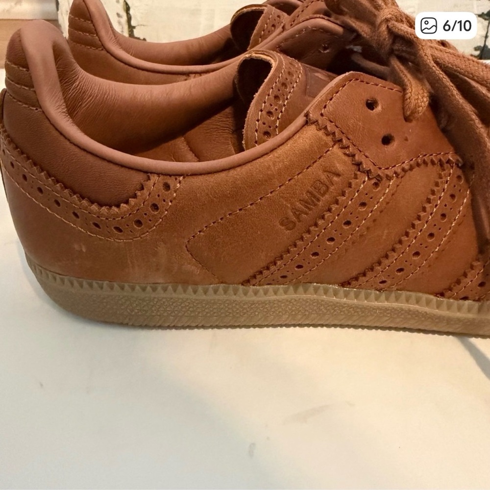 Adidas Samba Brogue leather sneakers